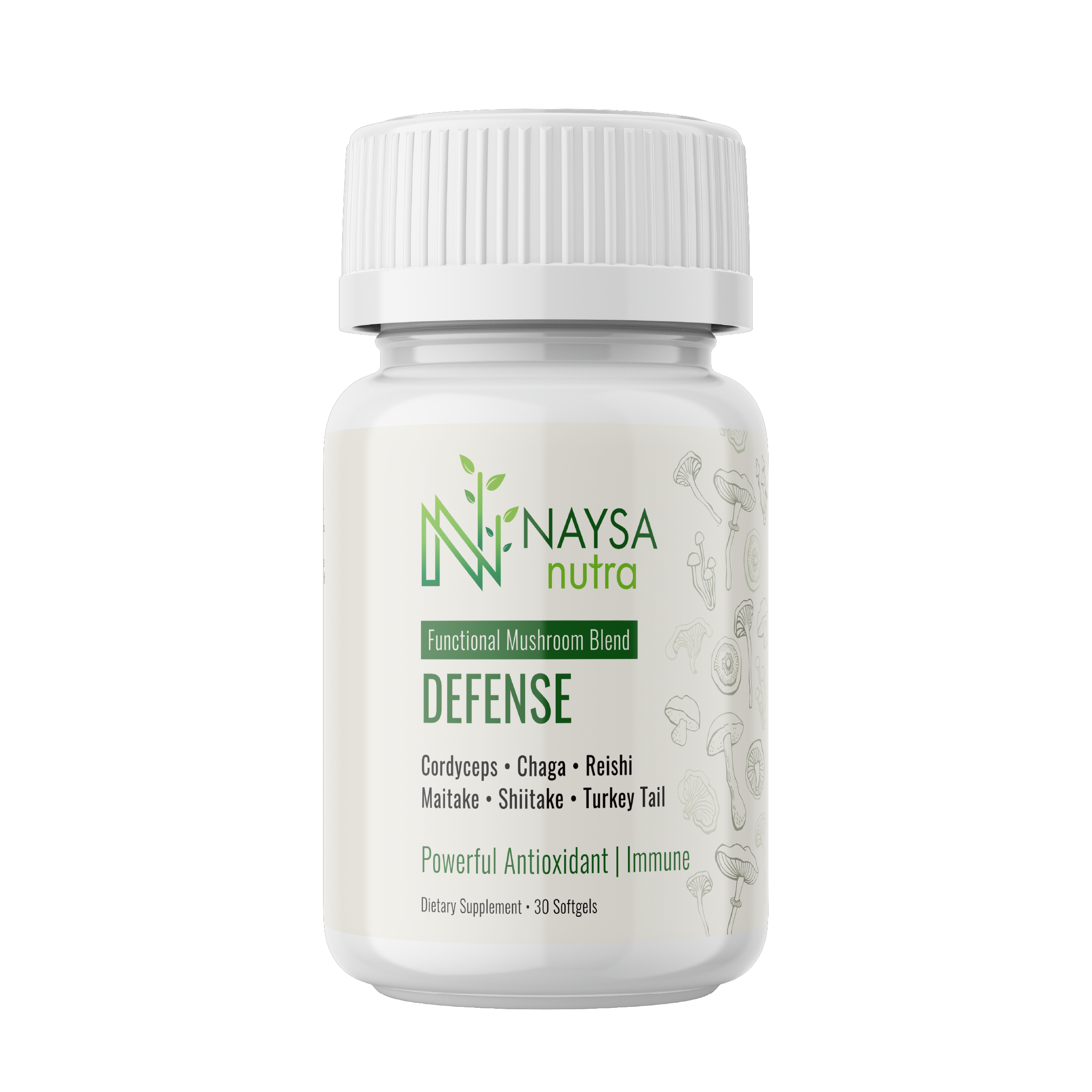 Defense softgels